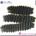 Heißes verkaufendes indisches Frauen-Haar-Art-tiefe Wellen-Doppeleinschlagfaden-Bündel-Jungfrau-Menschenhaar